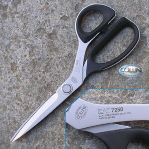 Kai - Professional micro-toothed tailoring scissors - 25 cm - 7250SE - 7000 Series