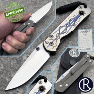 Chris Reeve - Small Sebenza Knife - Unique Graphic Black Onyx - BG42 Steel - PRIVATE COLLECTION
