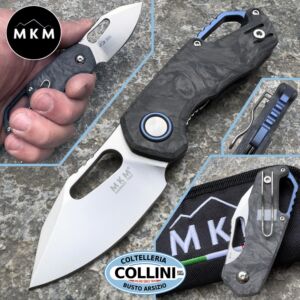 MKM - Isonzo Clip Point by Vox - M390 & Marble Carbon Fiber - FX03M-3CM - knife