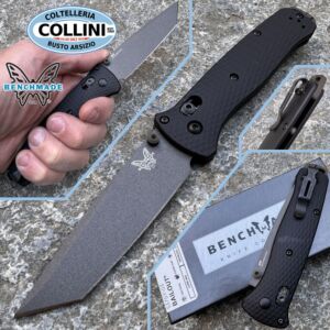Benchmade - Bailout Knife Black Aluminum - CPM-M4 - Plain Tanto - 537GY-03 - knife