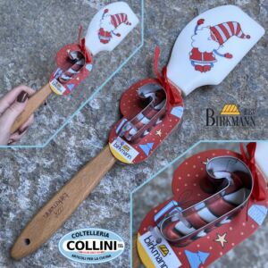 Birkmann - Silicone spatula set with Christmas cookie mold - Candy cane