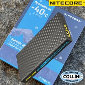 Nitecore - SUMMIT 10000 - Cold-Resistant Carbon Fiber Power Bank -40°C