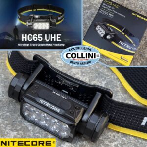 Nitecore - HC65 UHE - USB Rechargeable Headlamp - 2000 lumens and 222 meters - Led Torch