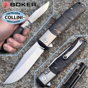 Boker - TRPPR Trapper - MagnaCut & Curly Birch - 112098 - Pocket Knife
