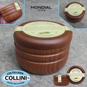 Mondial - Tabacco Verde  Shaving Cream with wooden bowl 140 ml - Made in Italy