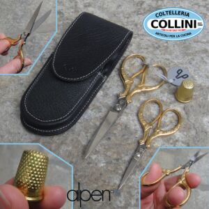 Alpen - Embroidery set with leather case