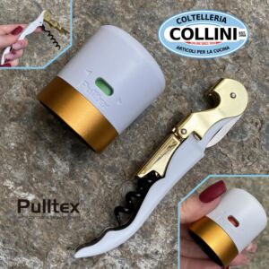 Pulltex - Sparkling wine stopper and corkscrew - 109-414-00