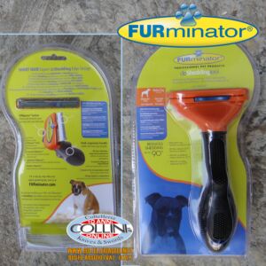 FURminator deLuxe per cani medium size a pelo corto - spazzola professionale per la tolettatura