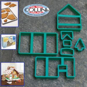 Stadter -Set 7 pieces cookie cutter for  Gingerbread house