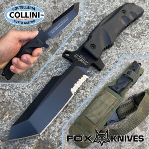 Fox - FX-P1B - Predator I Tanto - Black Teflon - knife