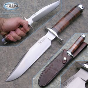 BlackJack - Model 1 - Stacked Leather coltello