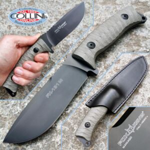 Fox - Pro Hunter Fixed - Green Micarta - FX-131MGT - knife