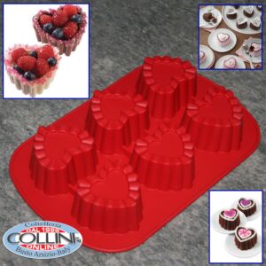 Wilton - Heart silicone molds