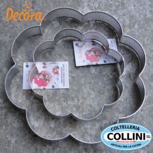 Decora - Stainless steel perforated FLOWER shape - CROSTATE