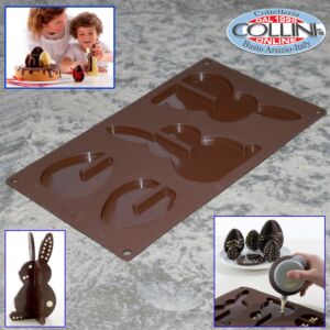 Lékué - 3D Easter Moulds - Egg and Bunny Silicone