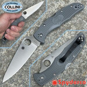Spyderco - Endura 4 Flat Ground - Gray - C10FPGY - knife