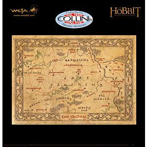 Weta Workshop - Mappa del Decumano Est - Lo Hobbit - Il Signore Degli Anelli