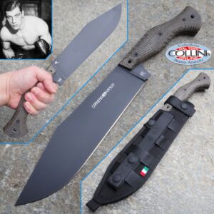 Viper - Carnera Heavy Utility Knife - D2 Black PVD & Canvas Micarta - VT4006BKBW - Machete