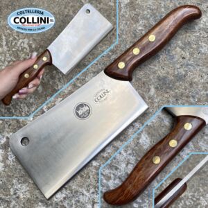 Due buoi - 16cm Cleaver with Collini blade cover - Kitchen Knife