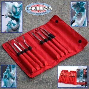 Triangle - Set 8 carving knives and decorative soap and wax  set serie 2
