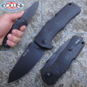 Lion Steel - TM-1 Solid Micarta - Black TiNi - TM1MB - knife