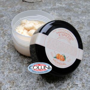 Mondial - Shaving Cream - Mandarin and Spices - Made in Italy 
