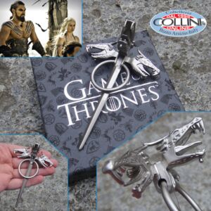 Game of Thrones - Daenerys Targaryen three-headed brooch of Dragons - NN0036