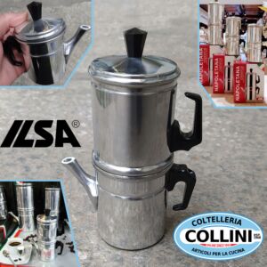 Ilsa - Neapolitan Aluminium Coffee Pot 1 cup - Made in Italy