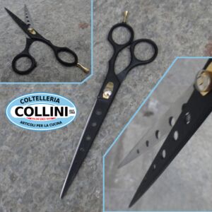 Coltelleria Collini - Animal shearing scissors with straight perforated blade - 8''