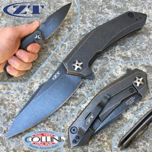 Zero Tolerance - Blackwash Titanium Flipper - ZT0095BW - knife