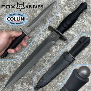 Fox - Fairbairn Sykes Fighting Knife - Black PVD Aluminum - FX-592 - knife