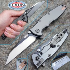 Zero Tolerance - Rick Hinderer 0392 Factory Custom - Black Gray - ZT0392WC - knife