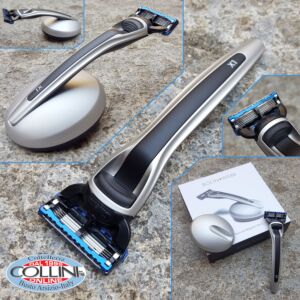 Bolin Webb - X1 - Silver Black & Magnetic Stand - Gillette Fusion - Razor