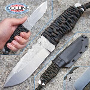 Wander Tactical - Scrambler - Satin SanMai Cos & Woodland Paracord - custom knife