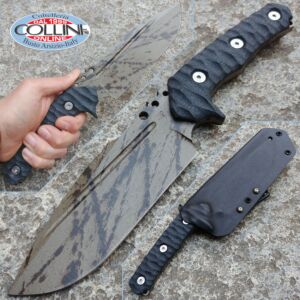 Wander Tactical - Uro - Black Blood and Black Micarta - custom knife