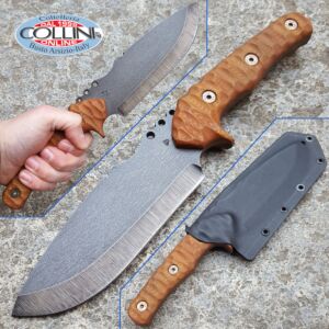 Wander Tactical - Uro Hunt - Raw Finish - Brown Micarta - custom knife