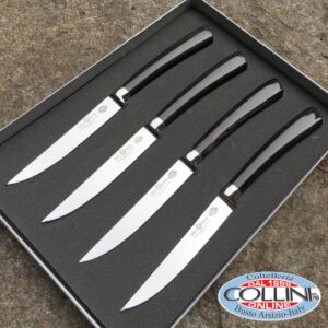 Del Ben - Set 4 cost knives with handle in horn tip - table knives