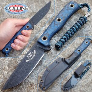 Busse Combat - Mean Street 20th Anniversary - Blue and Black G10 - knife