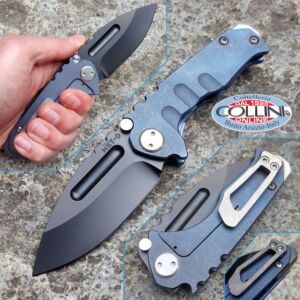 Medford Knife and Tools - Micro Praetorian T - Blue Titanium - knife