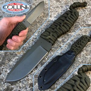 Wander Tactical - Scrambler EDC - Black Blood & Woodland Paracord - custom knife