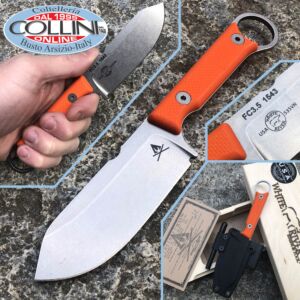 White River Knife & Tool - Firecraft knife FC 3,5 Pro G10 Orange - knife