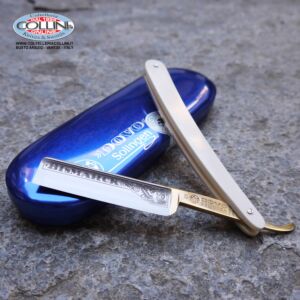 Dovo - Rasoio Inox 5/8 Bismarck Osso Sintetico - 25-5887