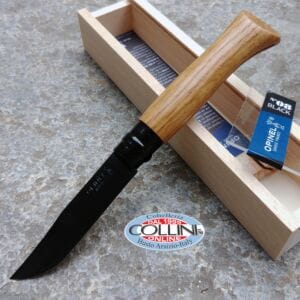 Opinel - 8 stainless steel - Black Edition in Oak - 002172 - knife