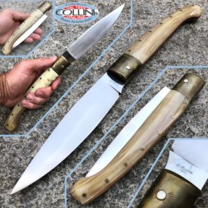 Pattada custom knife by Giuseppe Muzzu of Telti - 16 cm blade - custom knife