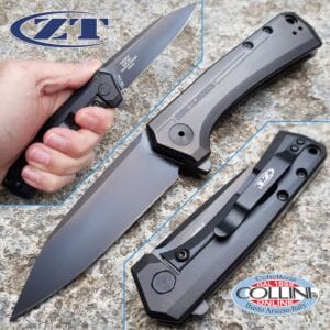 Zero Tolerance - Rexford Folder Black Titanium DLC Sprint Run - ZT0808BLK - knife