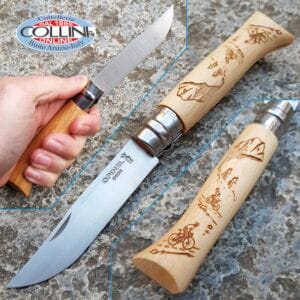 Opinel - N ° 08 Gravure Vélo - Mountain Bike Engraving - Knife