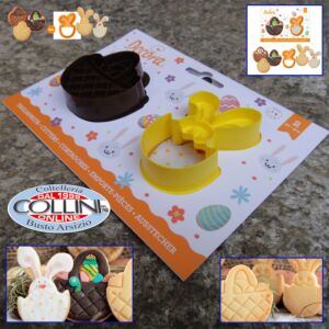 Decora - Plastic cutters basket and bunny - 2pcs