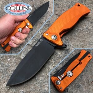 Lionsteel - SR-11 - PVD Alluminio Orange knife - SR11AOB - knife