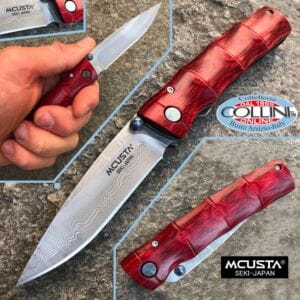 Mcusta - Take knife VG10 Damascus - Shinra Series - Stamina Wood - MC-0075D - knife