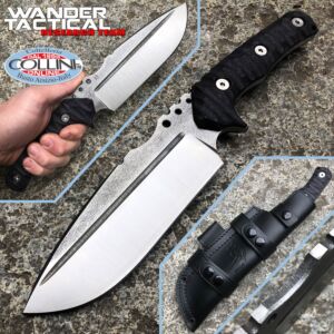 Wander Tactical - Uro knife - SanMai V-Toku2 & Black Micarta - custom knife